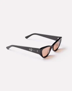 Reprise x Jack Freestone Sunglasses in Black/Bronze Amber