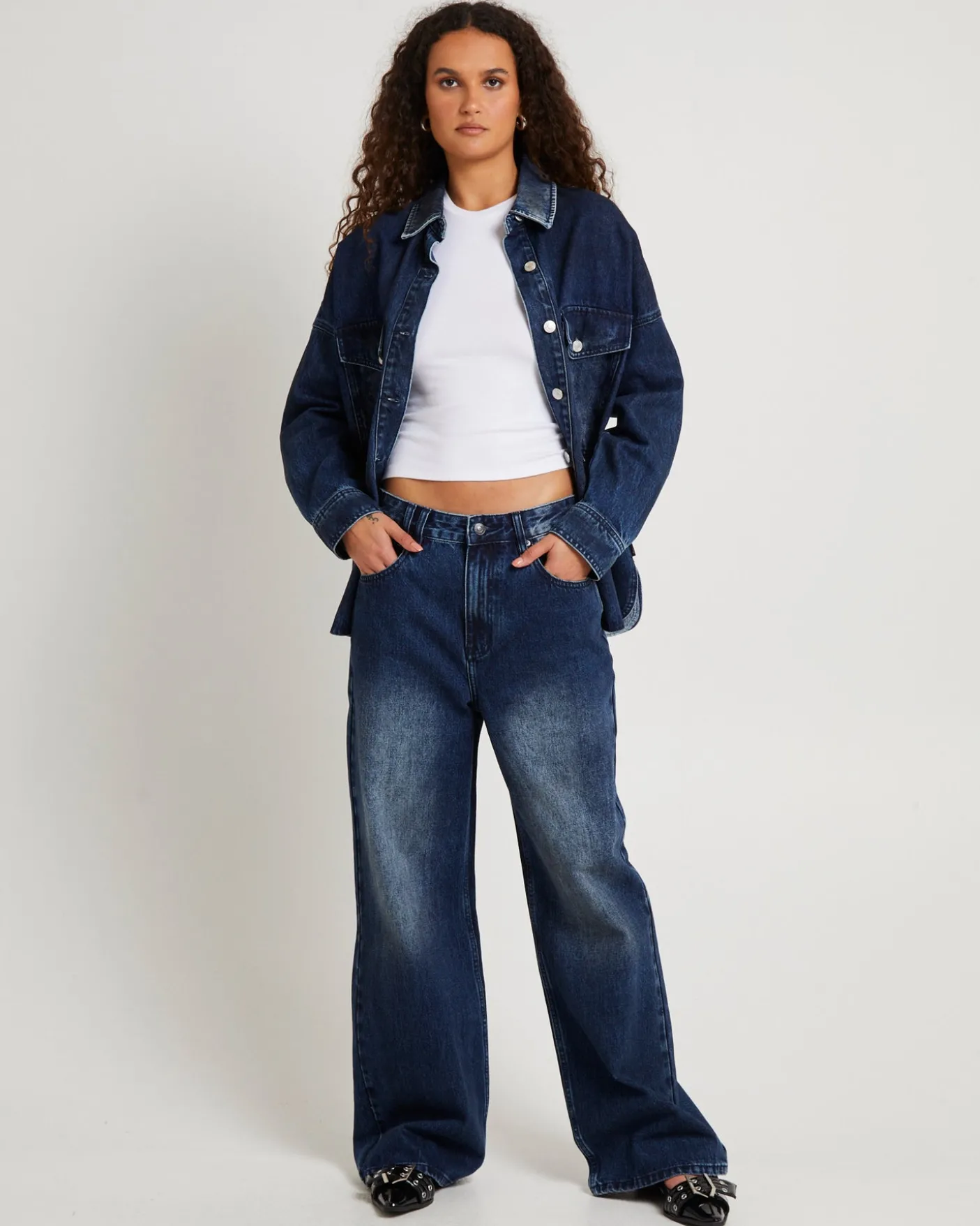 Rez Maxi Baggy Denim Jeans