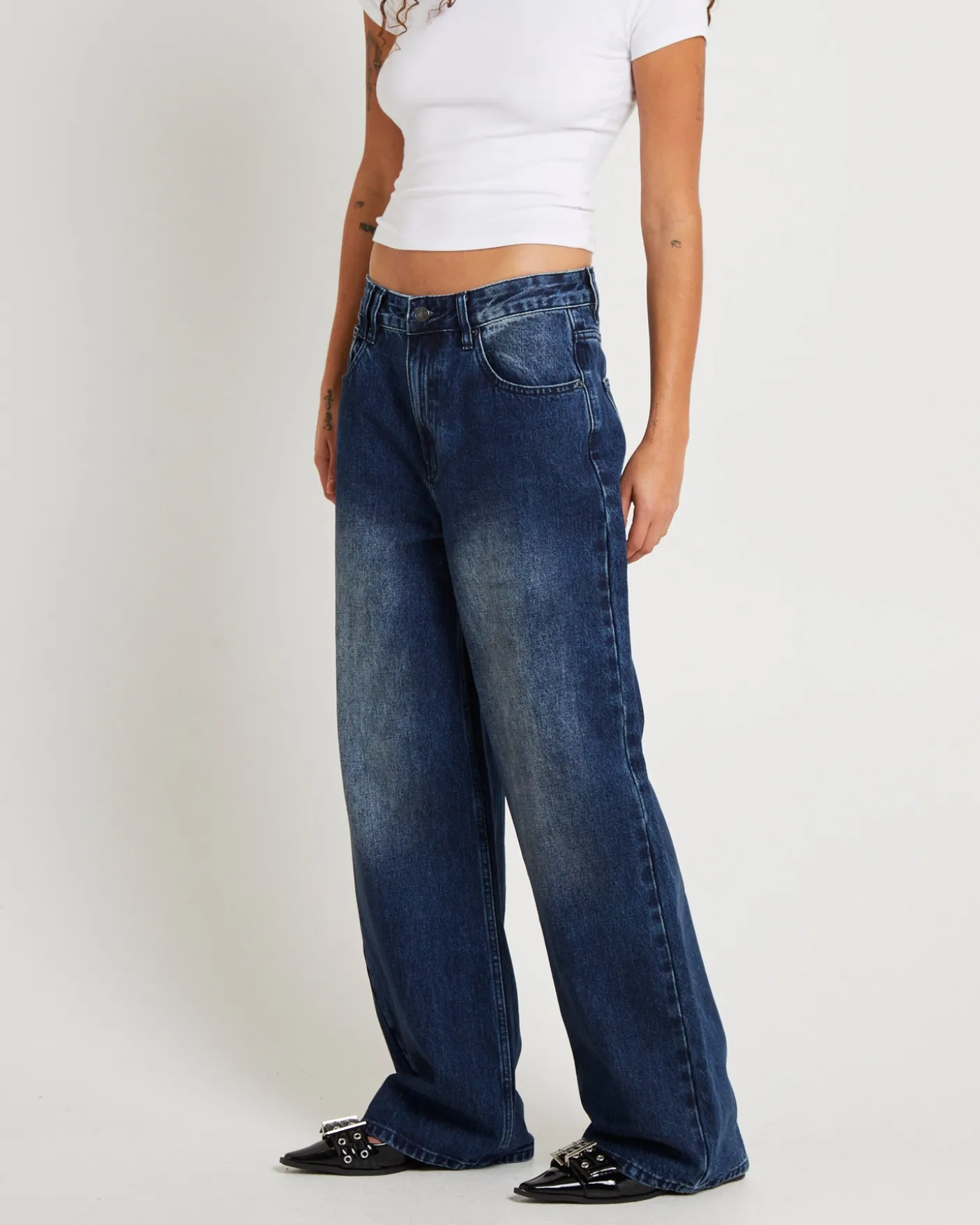 Rez Maxi Baggy Denim Jeans