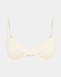 Rib Cut Out Underwire Bikini Top Bikini Top