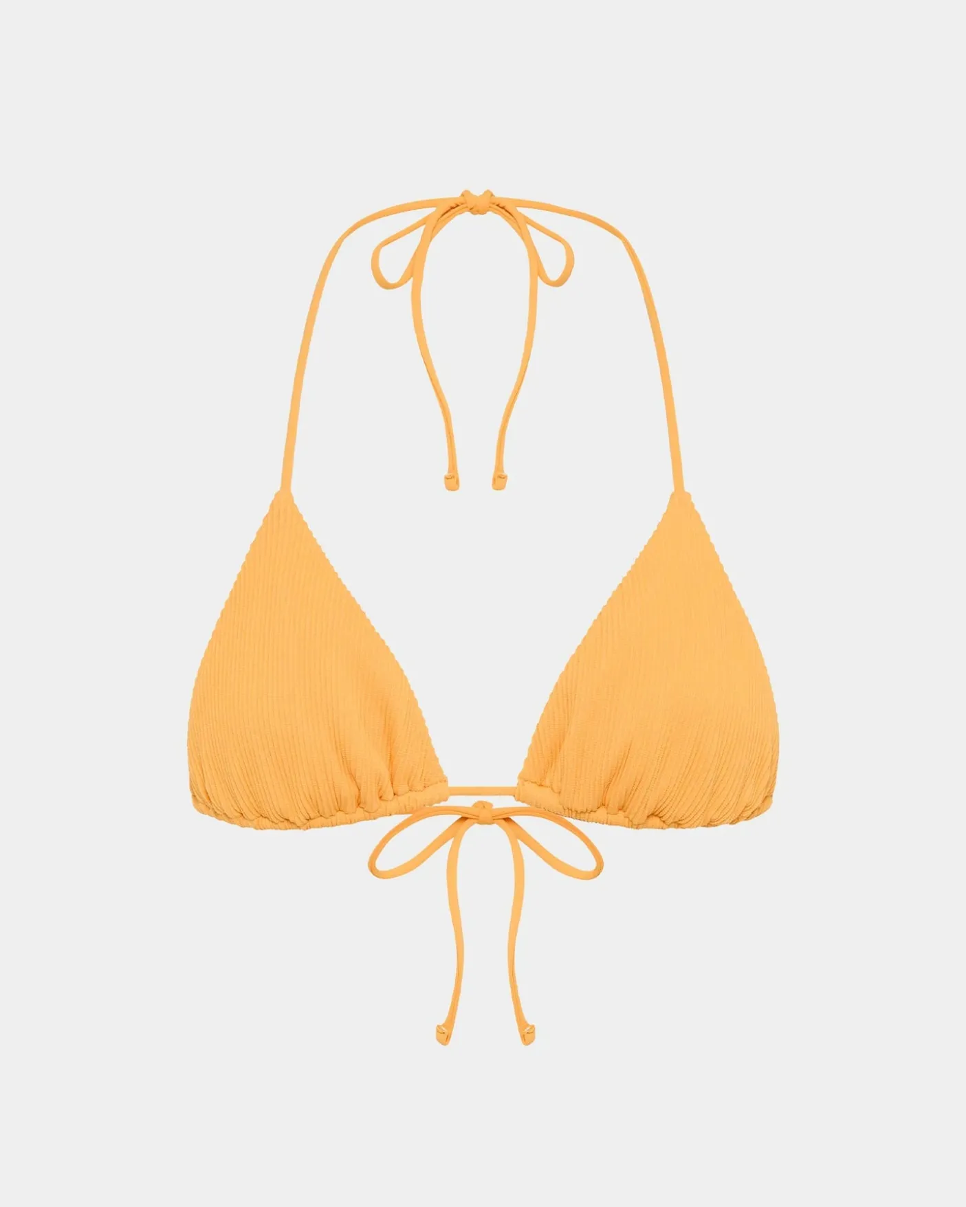 Rib Halter Triangle Bikini Top
