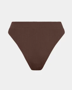 Rib 80'S High Cut Bikini Bottoms
