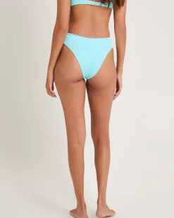 Rib 80'S High Cut Bikini Bottoms