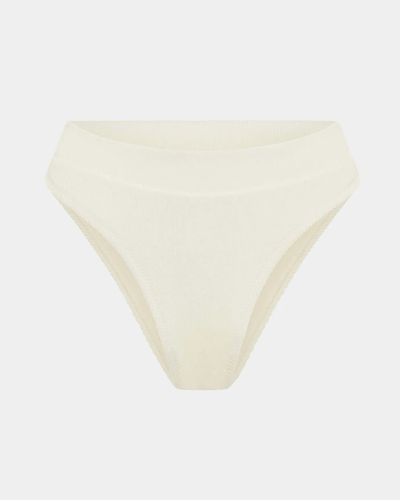 Rib 80'S High Cut Bikini Bottoms