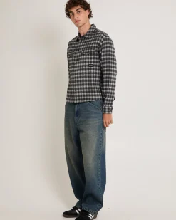 Rip Curl A6 Big Baggy Denim Jeans Zane Board