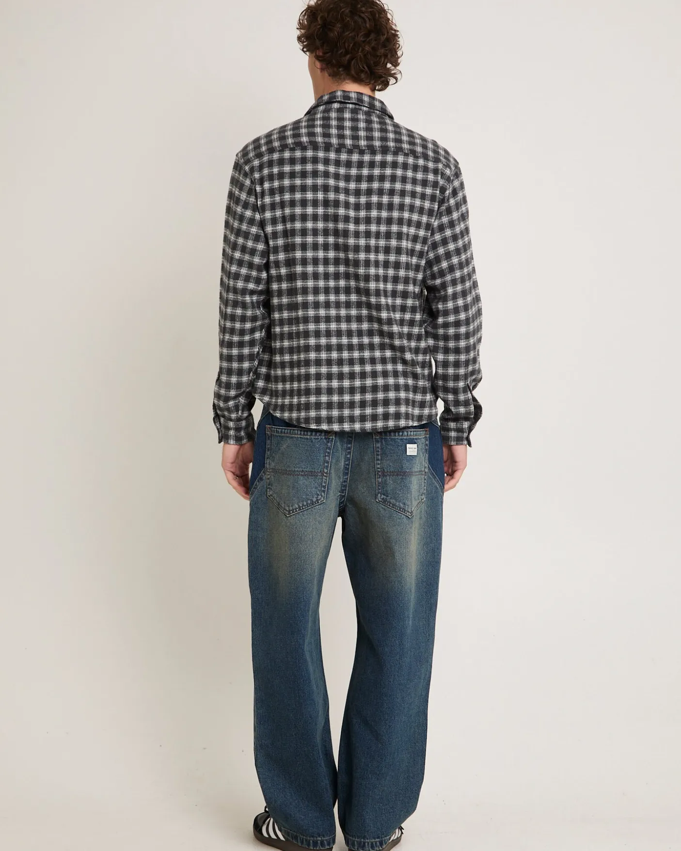 Rip Curl A6 Big Baggy Denim Jeans Zane Board