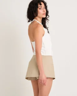 Rome Ruffle Halter Top
