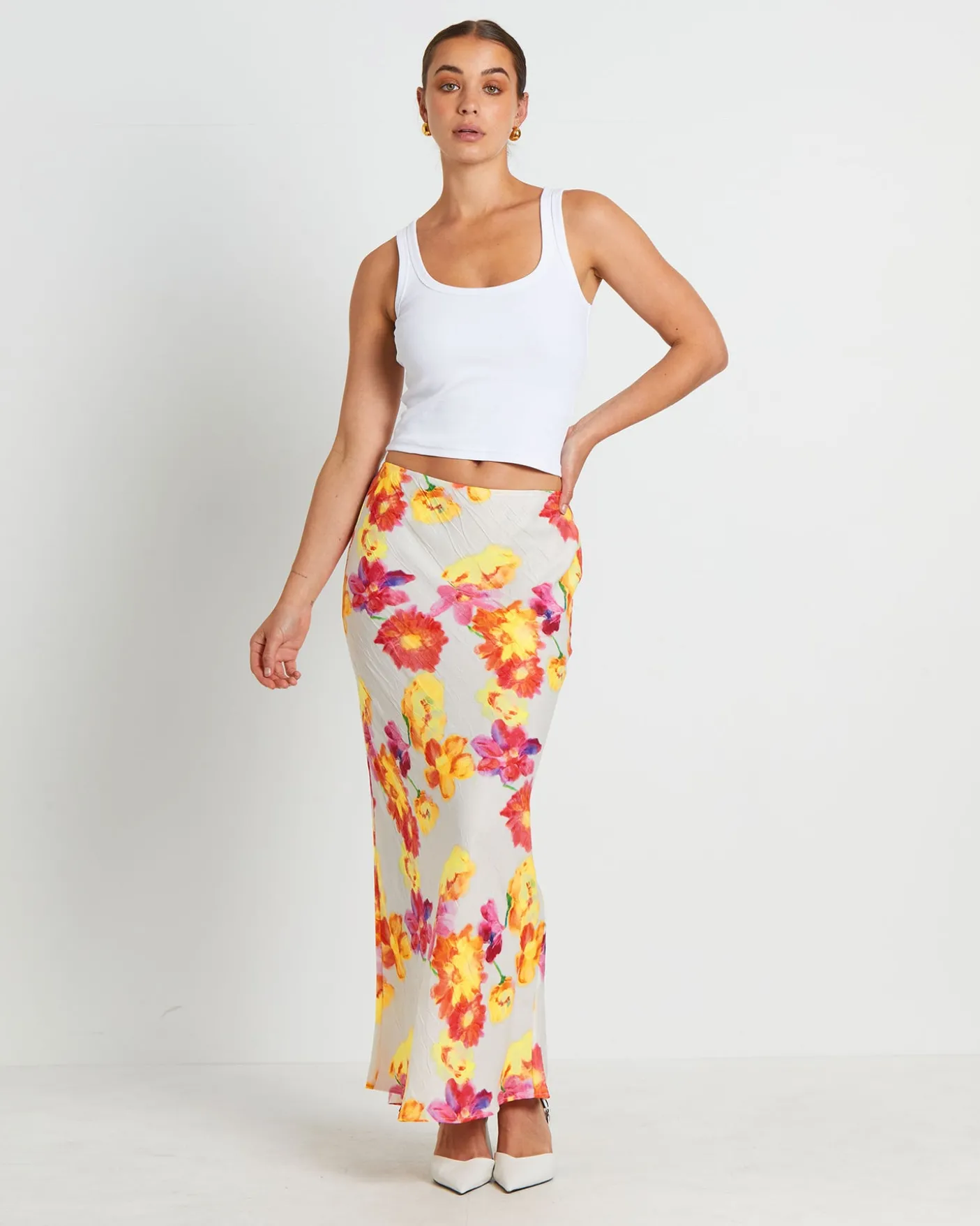 Rosalia Print Maxi Skirt in Assorted
