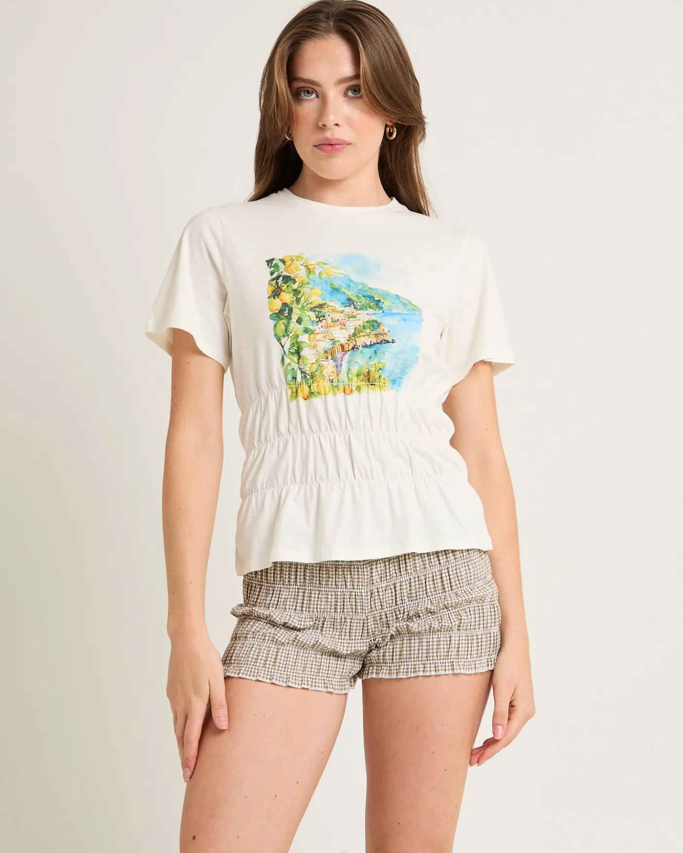 Ross Gathered T-Shirt