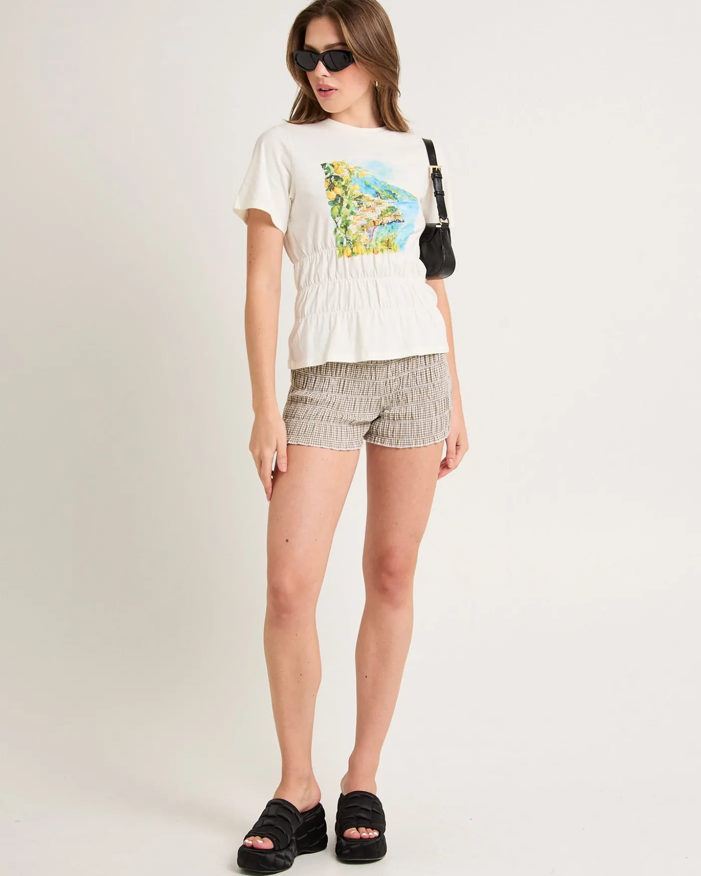 Ross Gathered T-Shirt