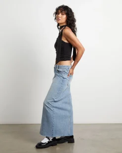 Rowan Slinky Chocker Top in Black