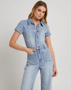 Sailor Denim Jumpsuit