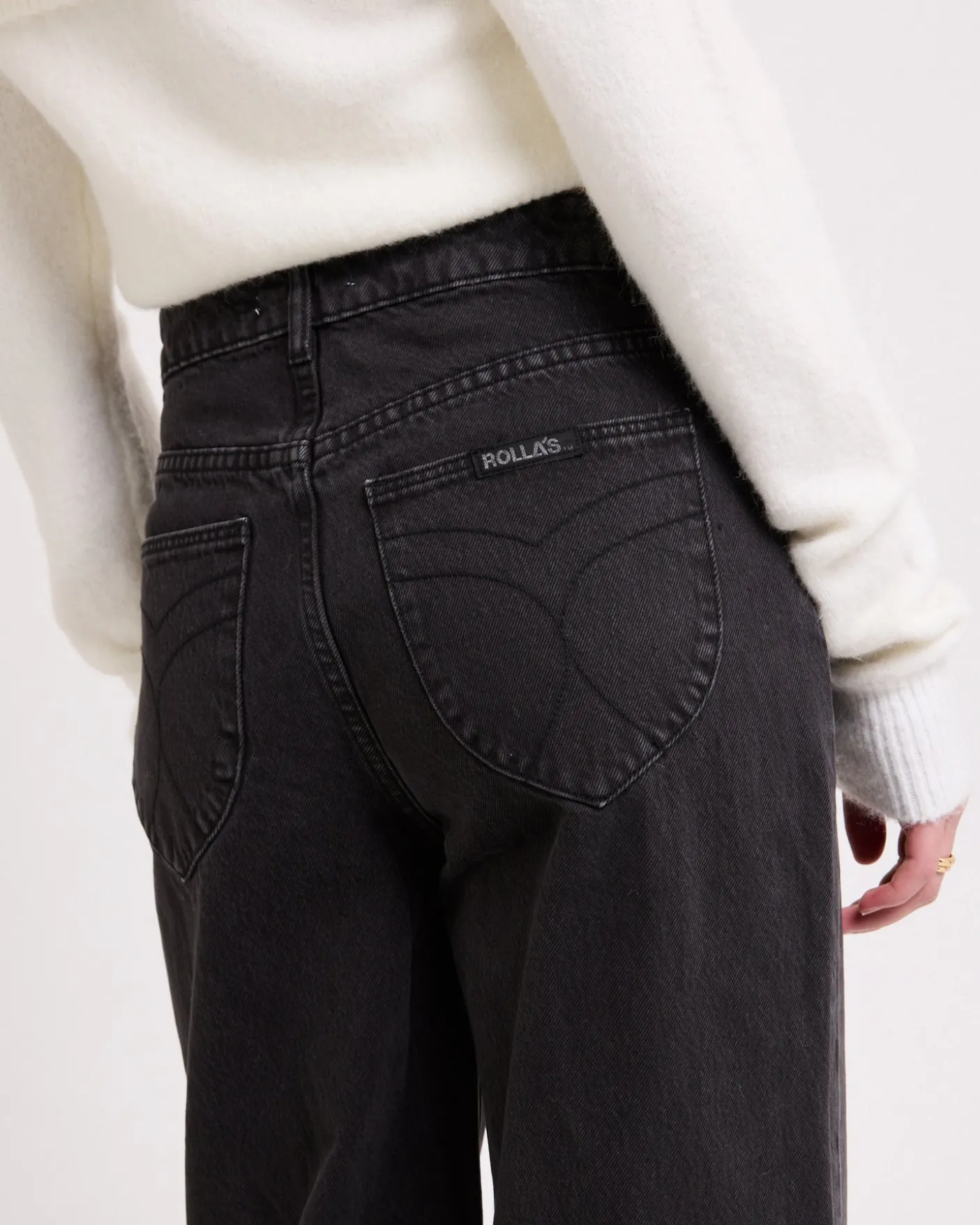 Sailor Long Denim Jeans Black Stone