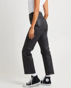 Sailor Scoop Coated Denim Jeans