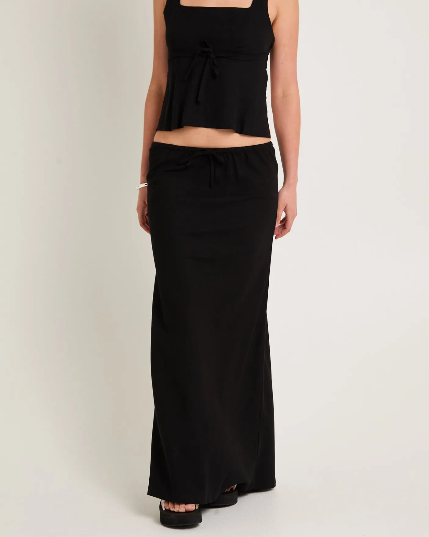 Sandy Tie Front Skirt