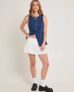 Sarai Broderie Mini Skirt