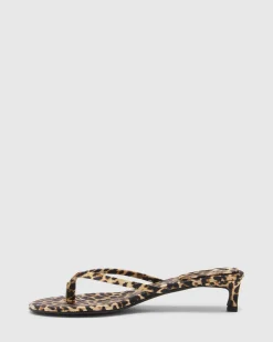 Satin Thong Heel
