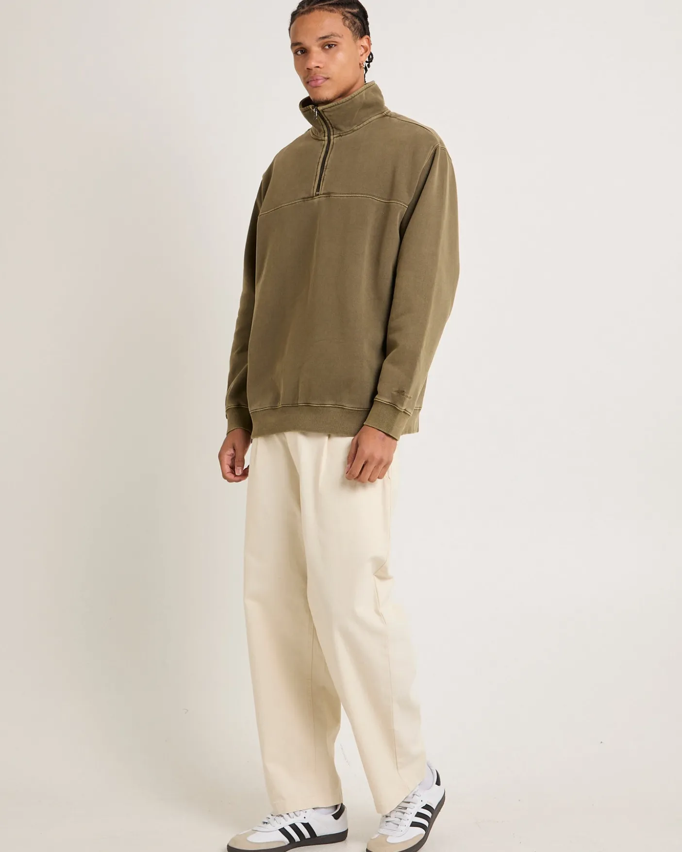 Script 1/4 Zip Fleece Jumper
