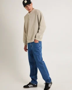 Script Fleece Polo Shirt