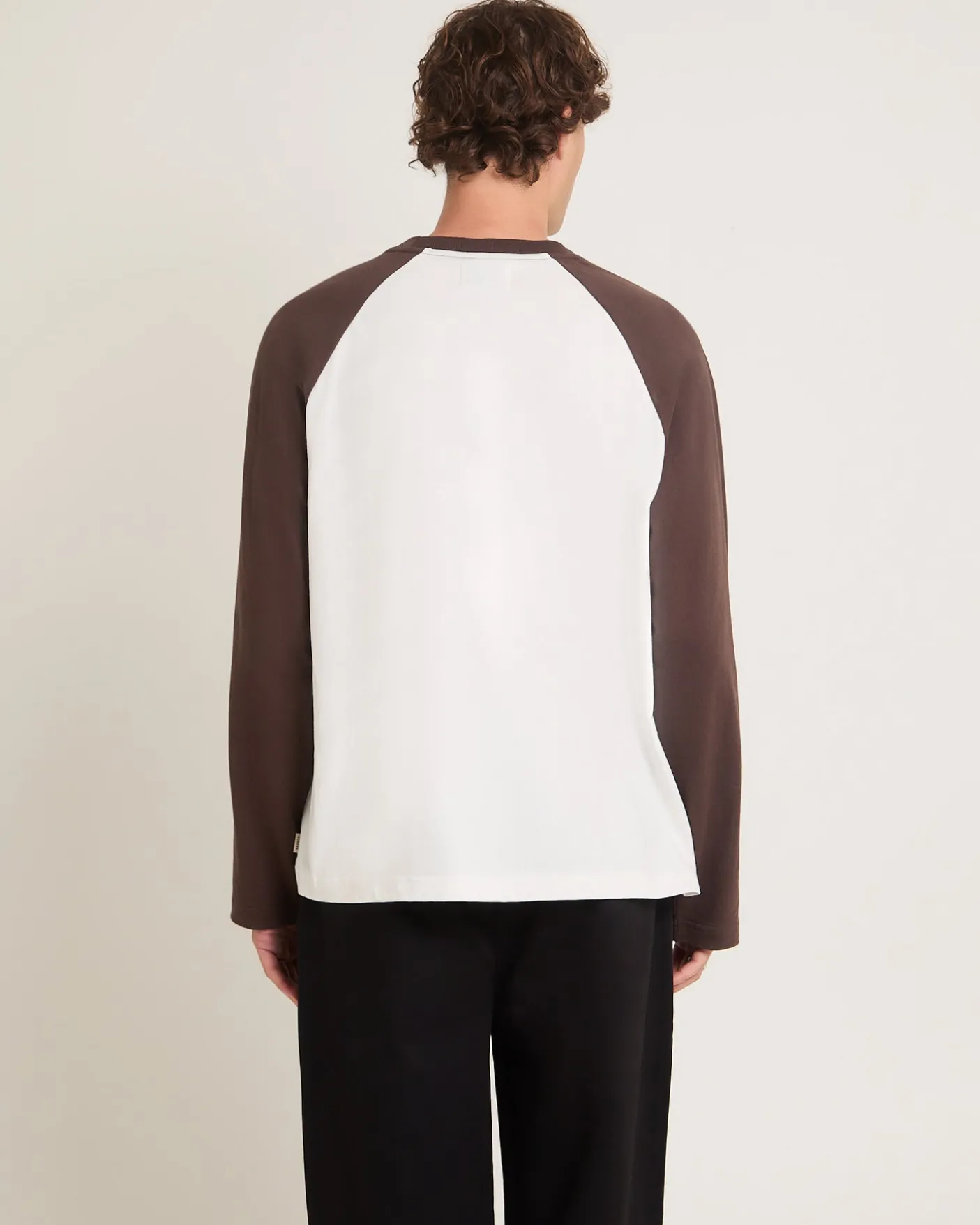 Script Long Sleeve Raglan T-Shirt