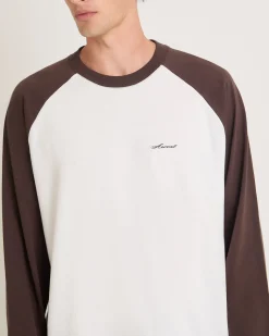 Script Long Sleeve Raglan T-Shirt