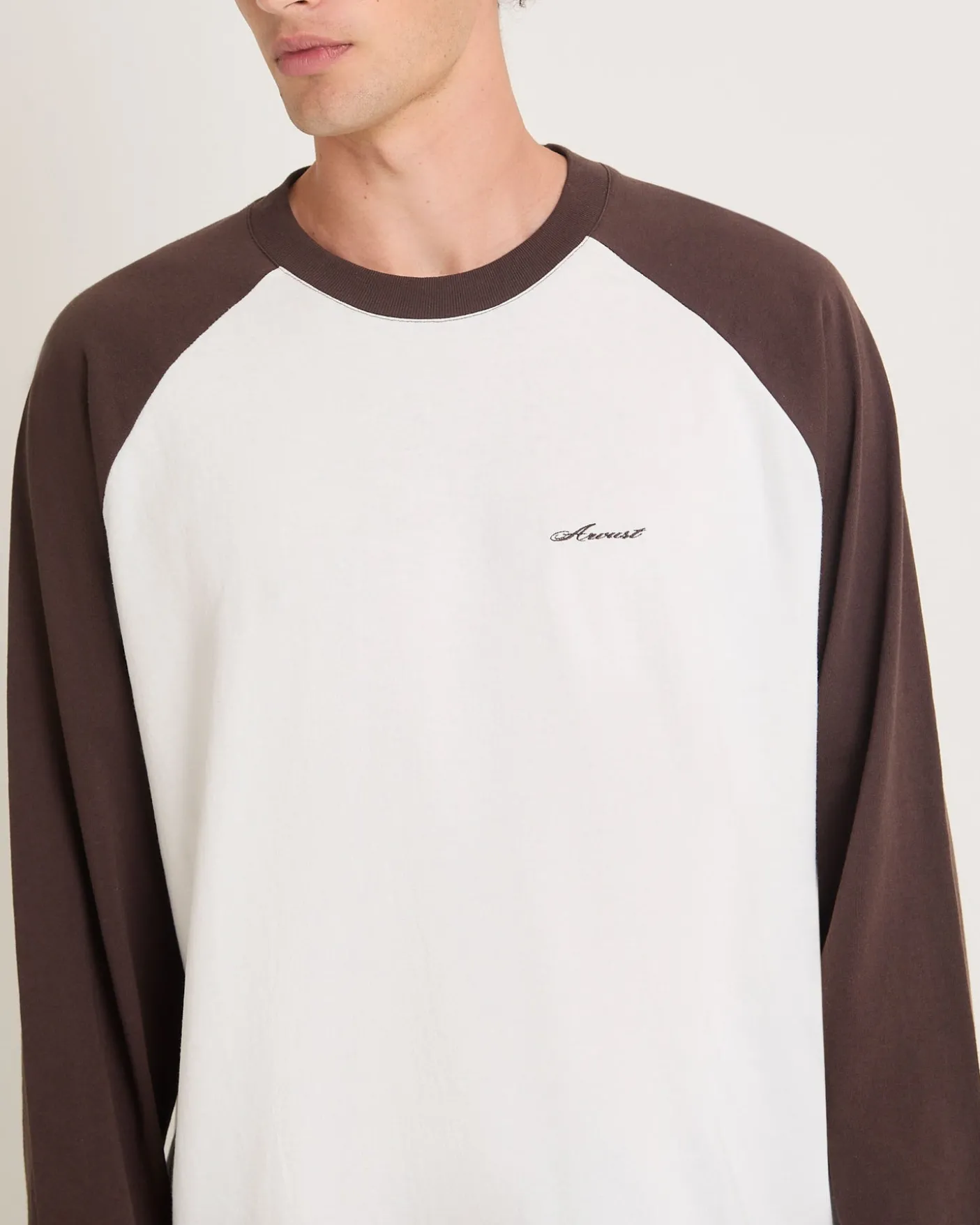 Script Long Sleeve Raglan T-Shirt