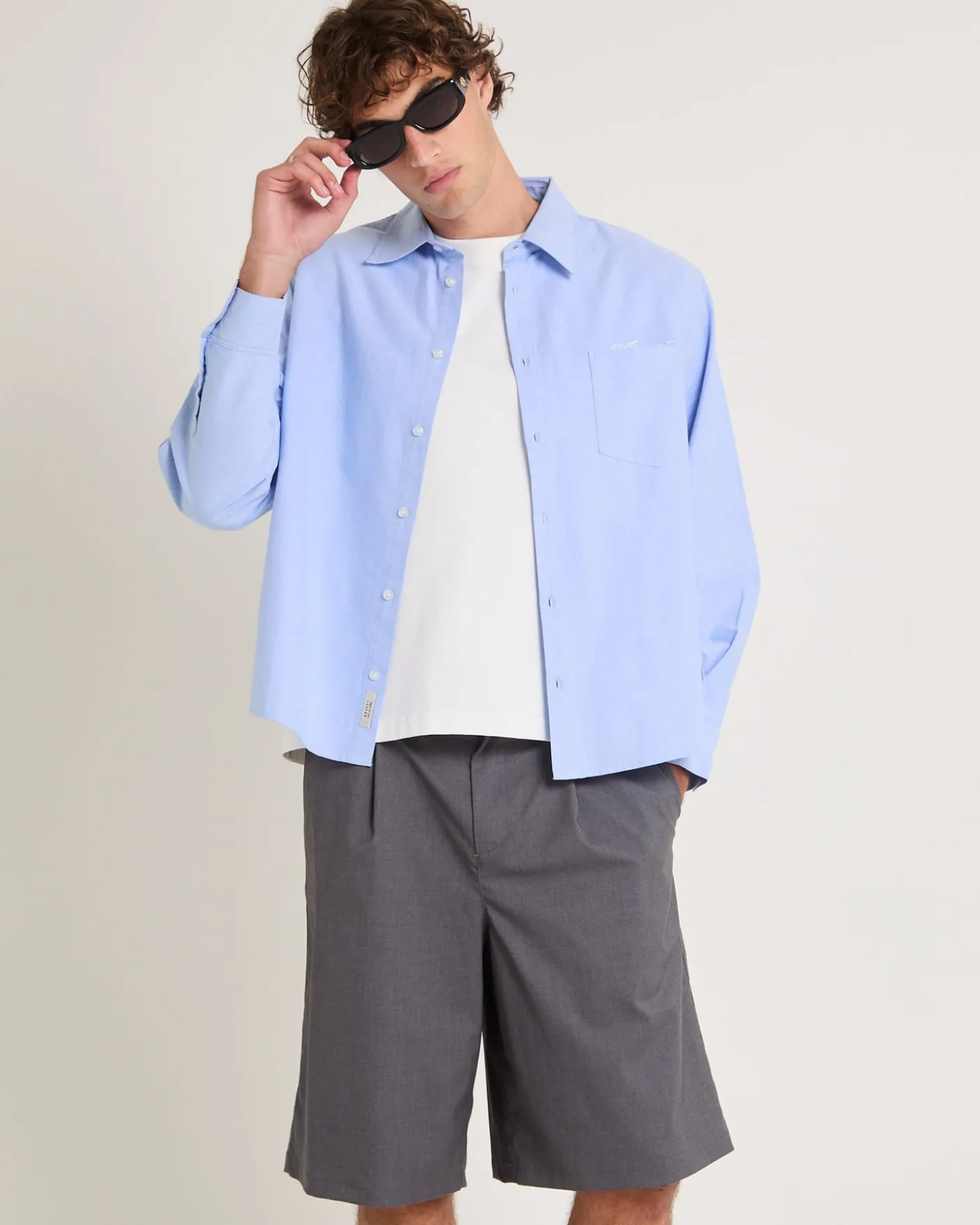 Script Oxford Long Sleeve Shirt