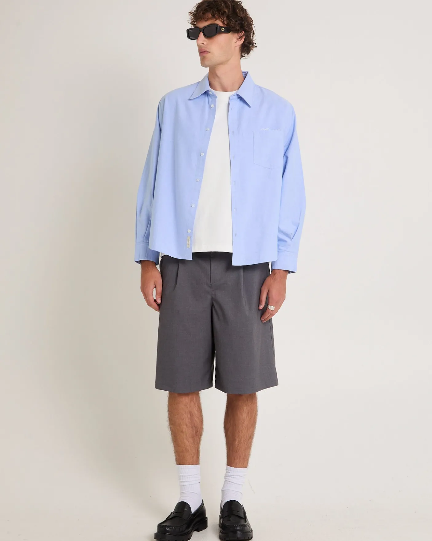 Script Oxford Long Sleeve Shirt