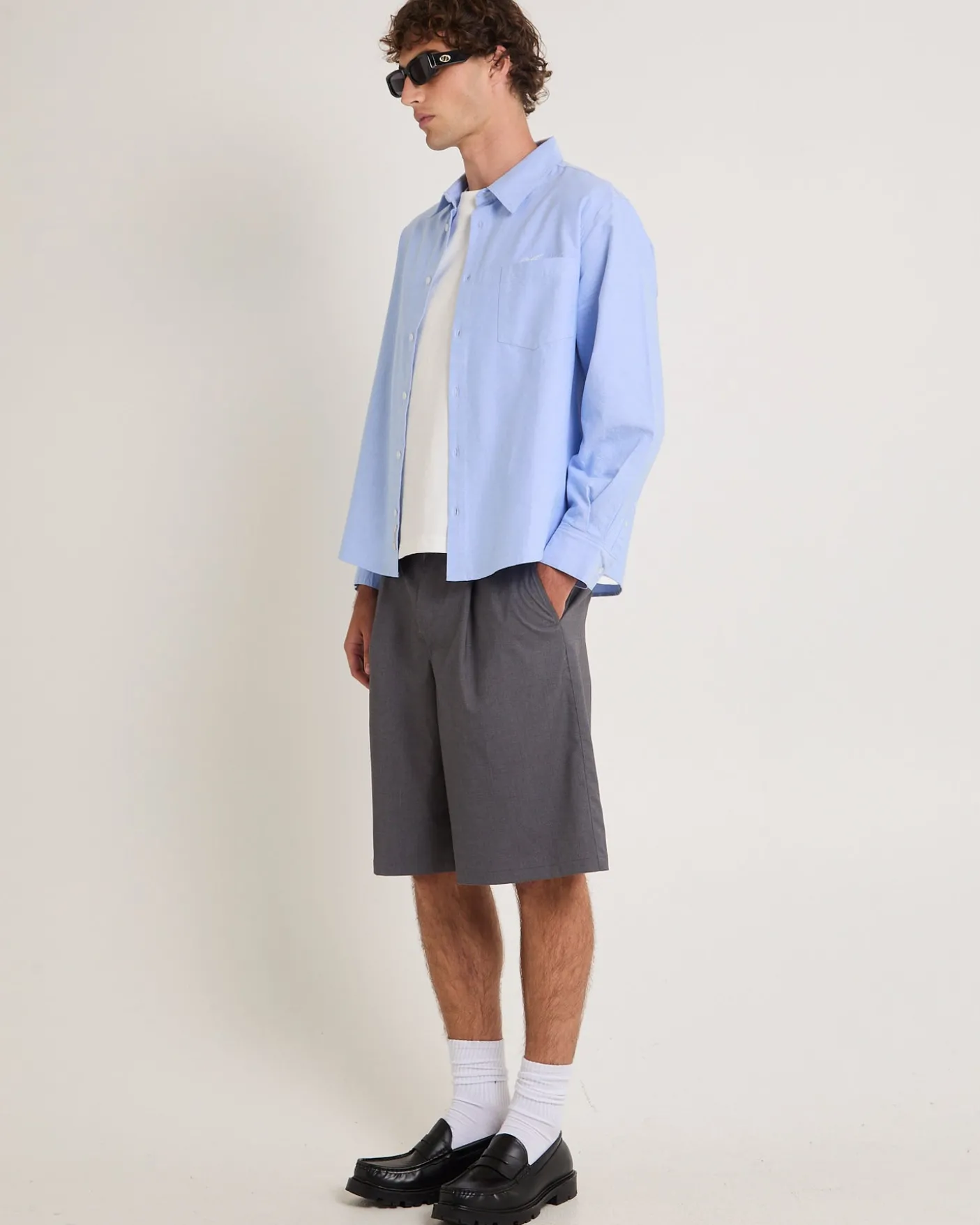 Script Oxford Long Sleeve Shirt