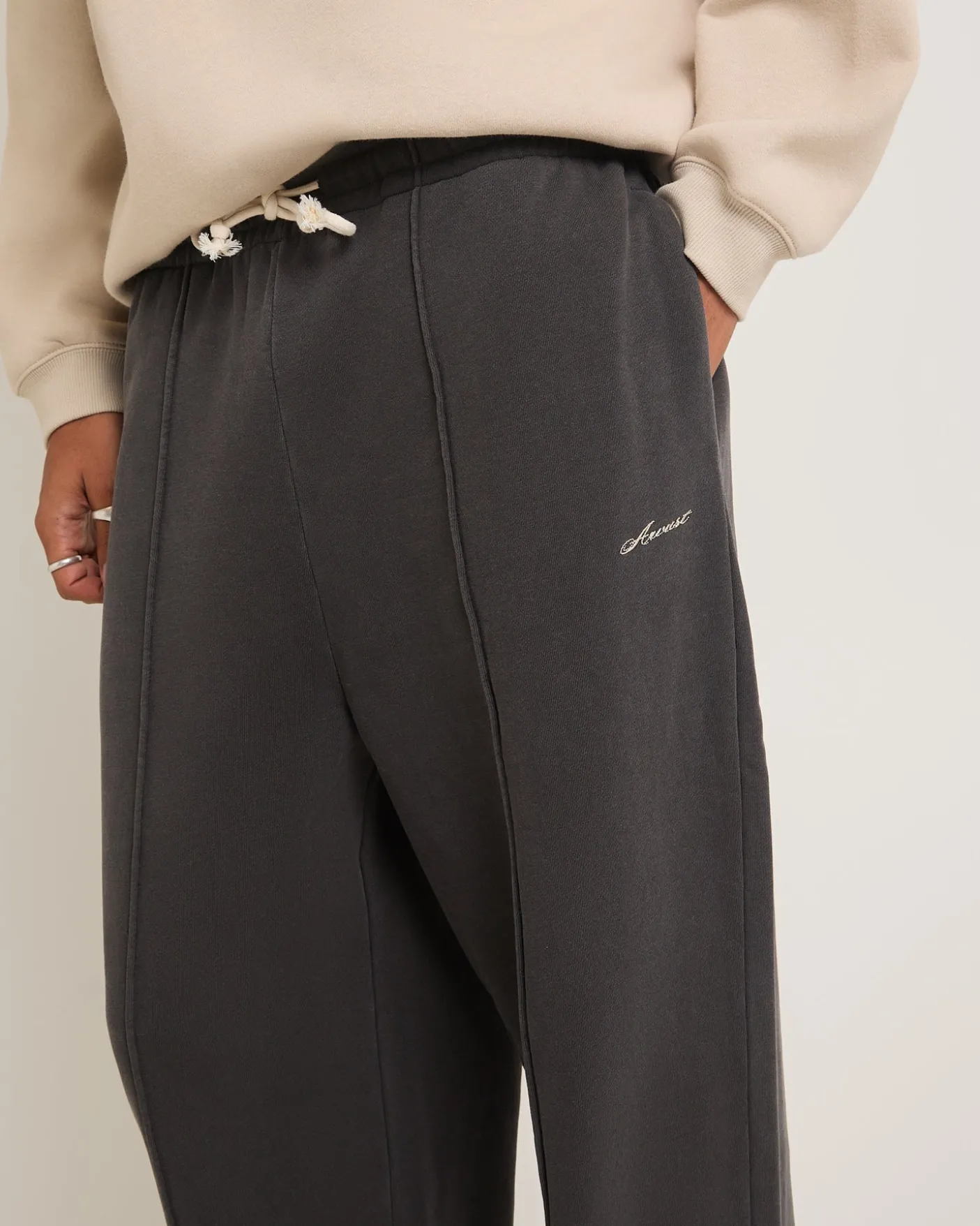 Script Straight Leg Track Pants