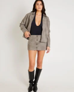 Serena Suede Skirt