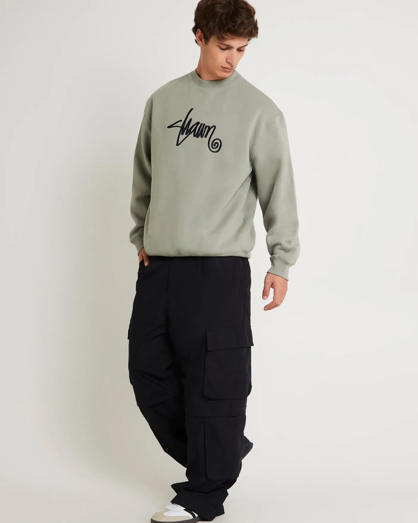 Shawn Script Crew Sweatshirt