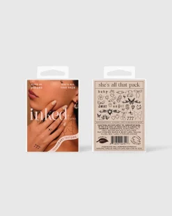 She's All That Temporary Tattoo Pack
