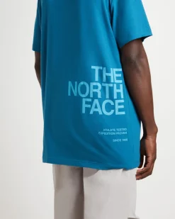 Short Sleeve Brand Proud T-Shirt in Blue Coral