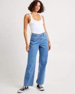 Signature Mid Baggy Denim Jeans Next