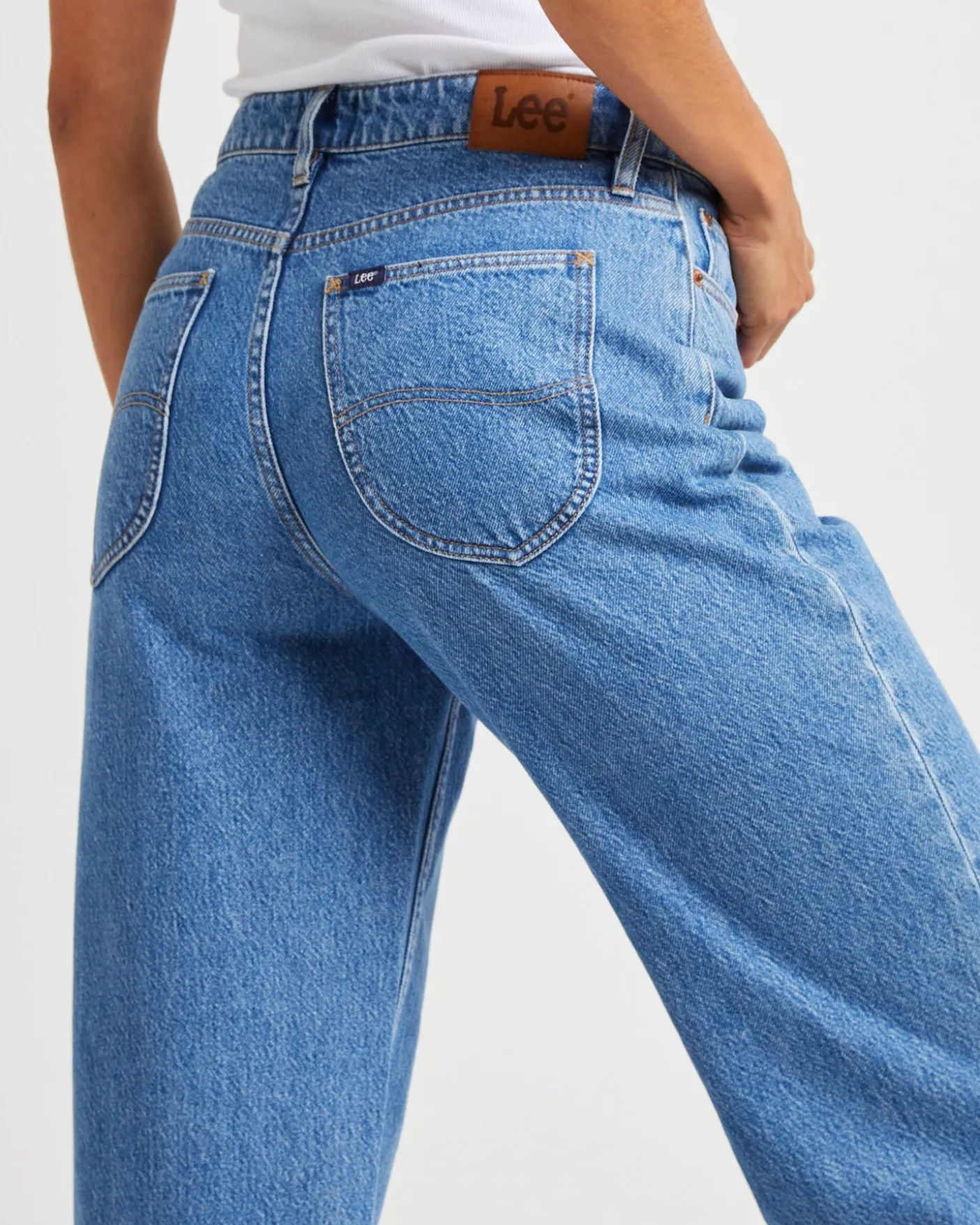 Signature Mid Baggy Denim Jeans Next