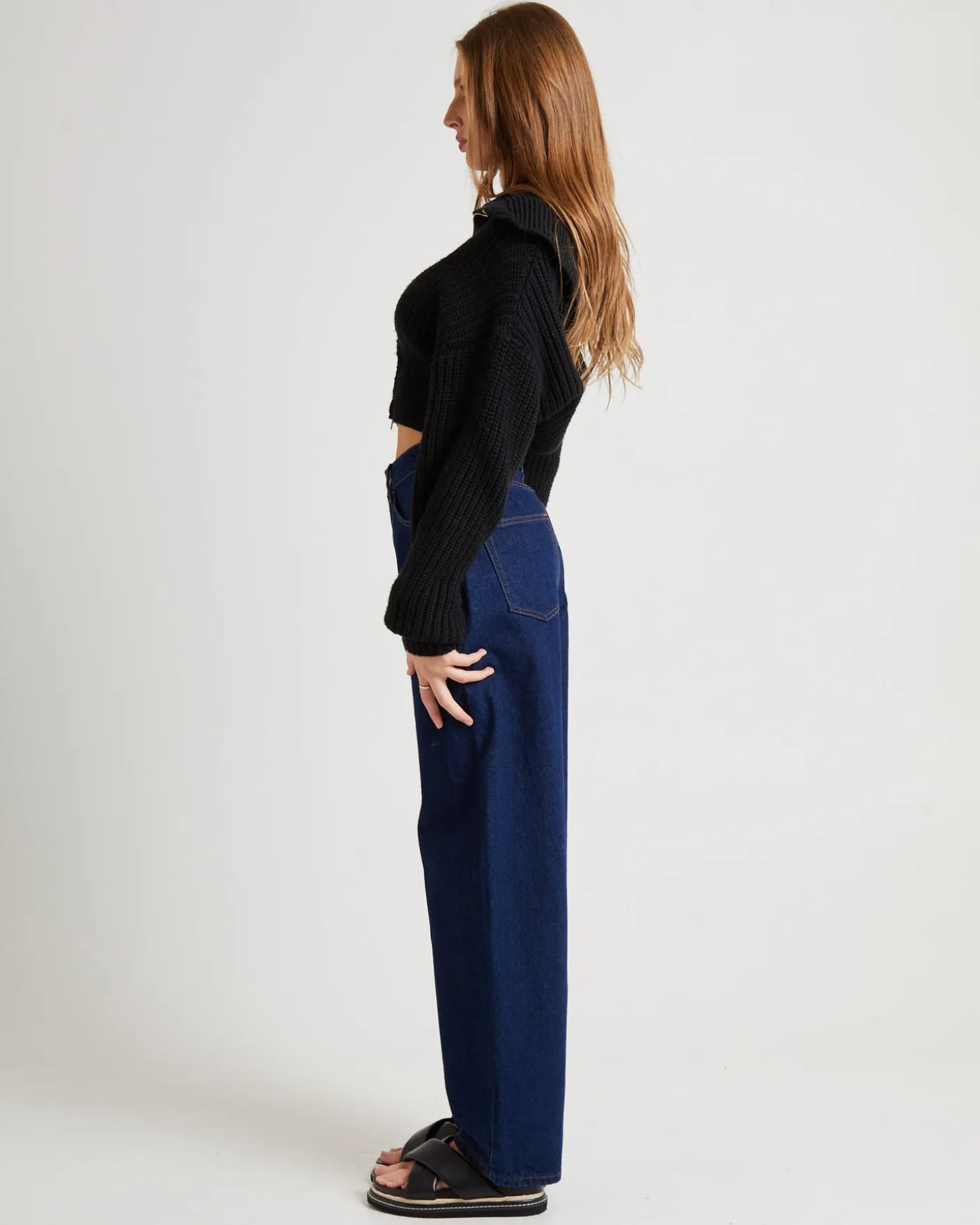 Simmy Double Zip Knit Top