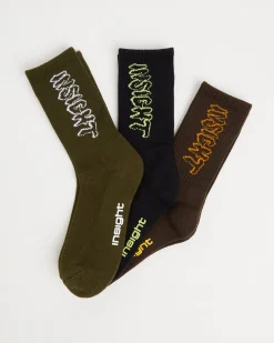 Sive Crew Socks in Green