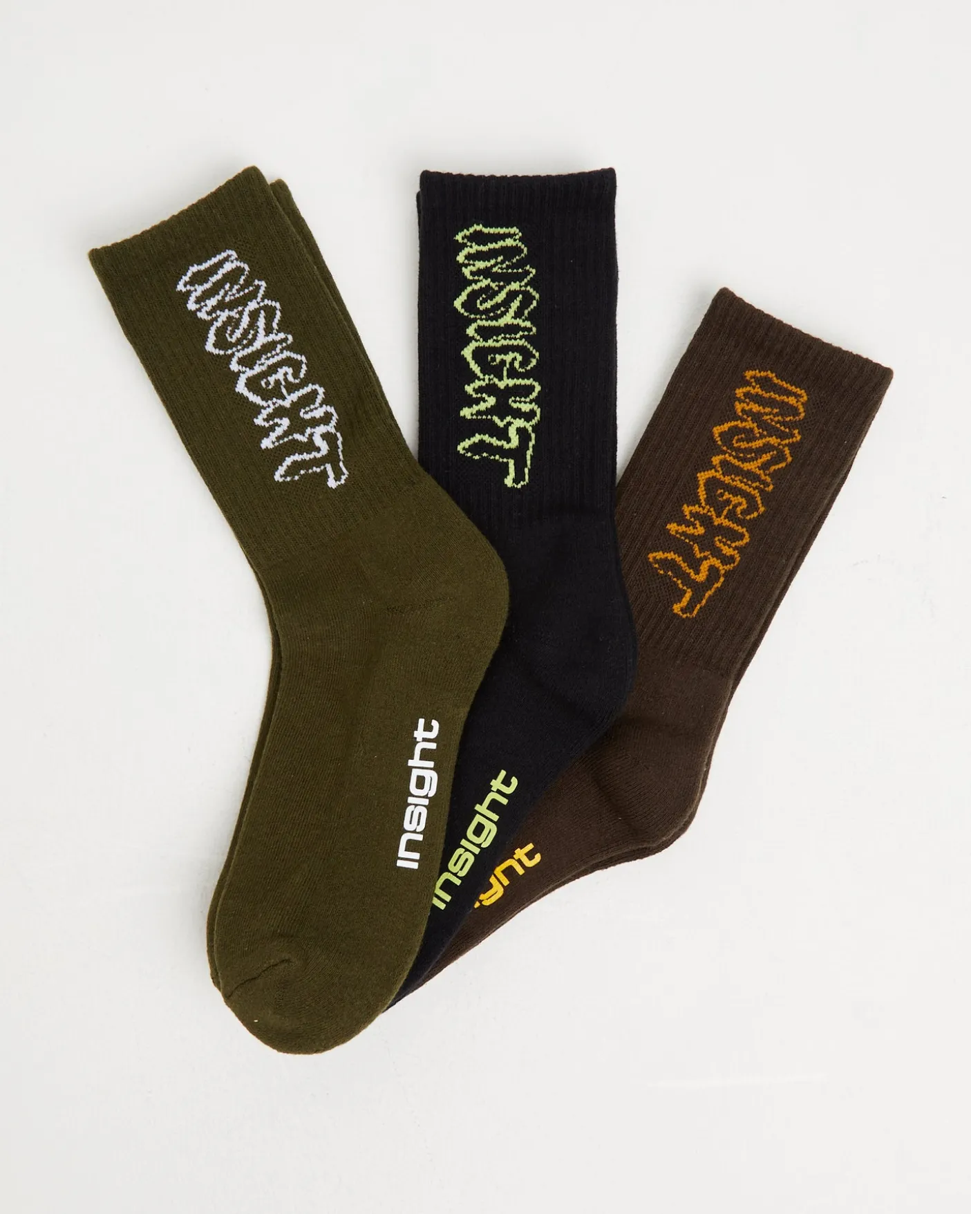 Sive Crew Socks in Green