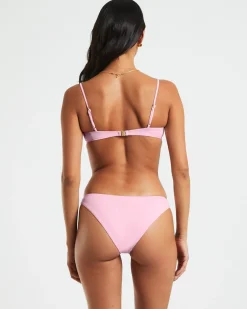 Skinny Strap Underwire Top in Baby Pink