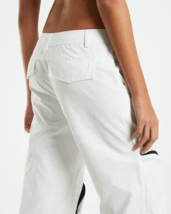 Skylar Patch Pocket Ski Pants White