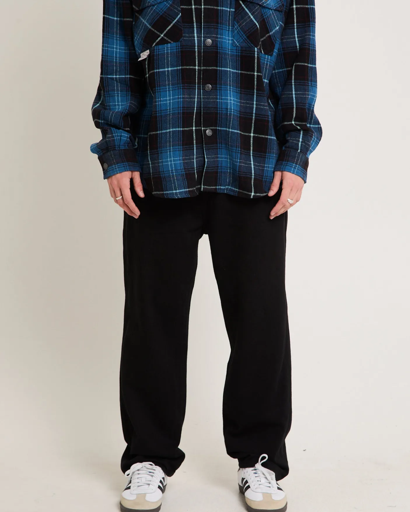 Slacker Relaxed Denim Jeans Steele Black