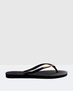 Slim Logo Thongs
