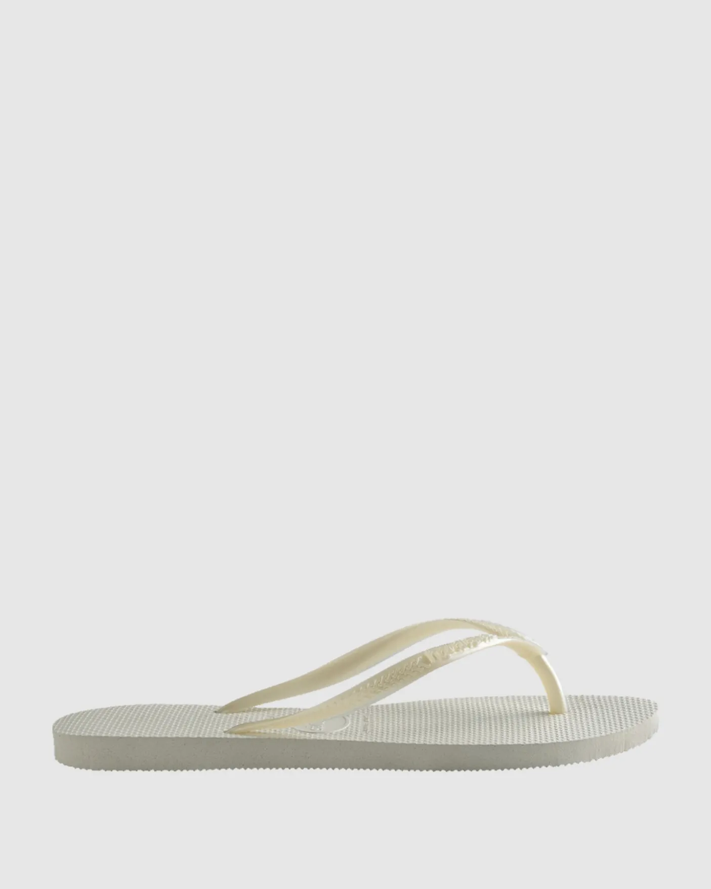 Slim Metallic Thongs