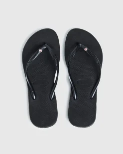 Slim Rose Crystal Thongs