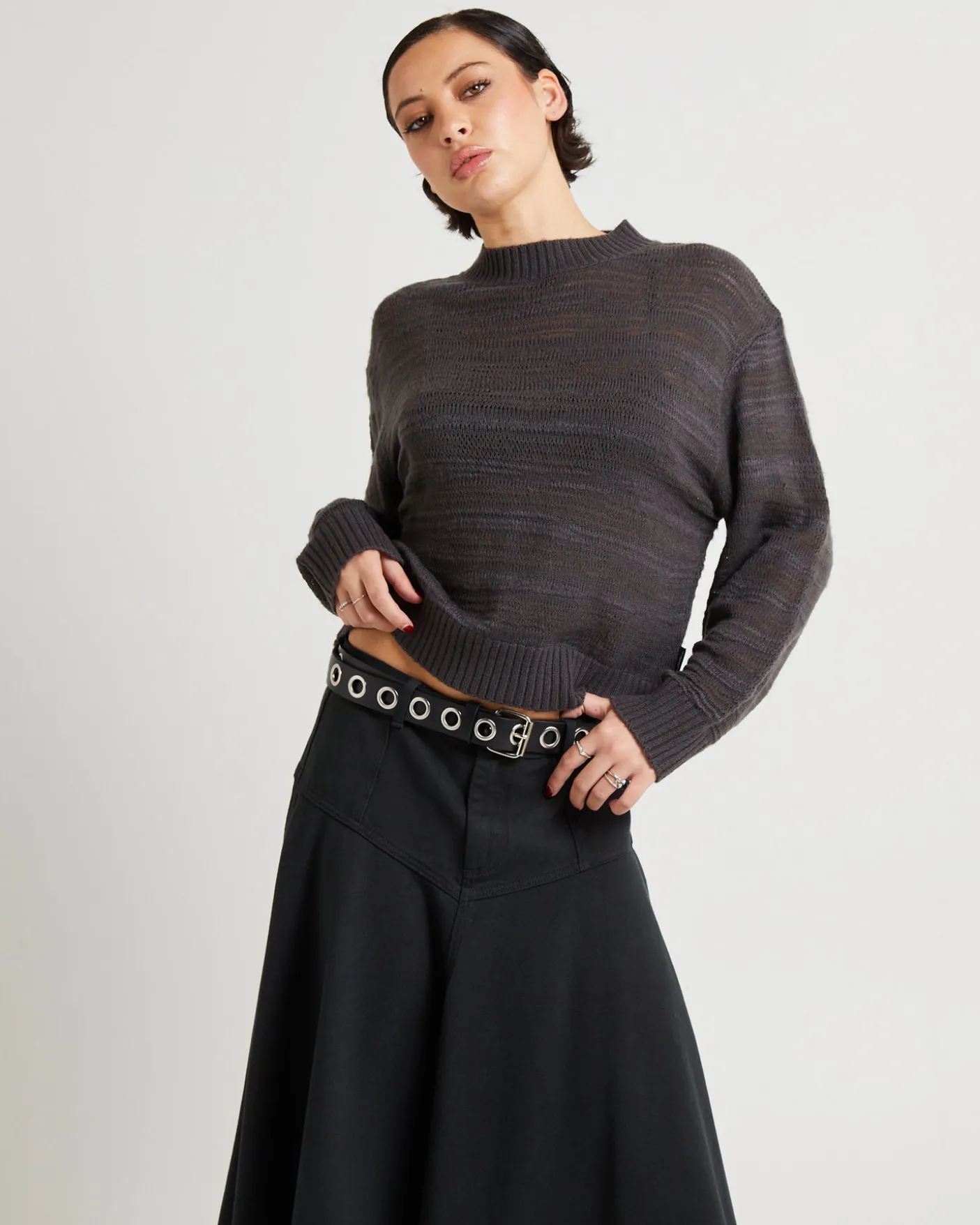 Slub Ladder Knit Jumper