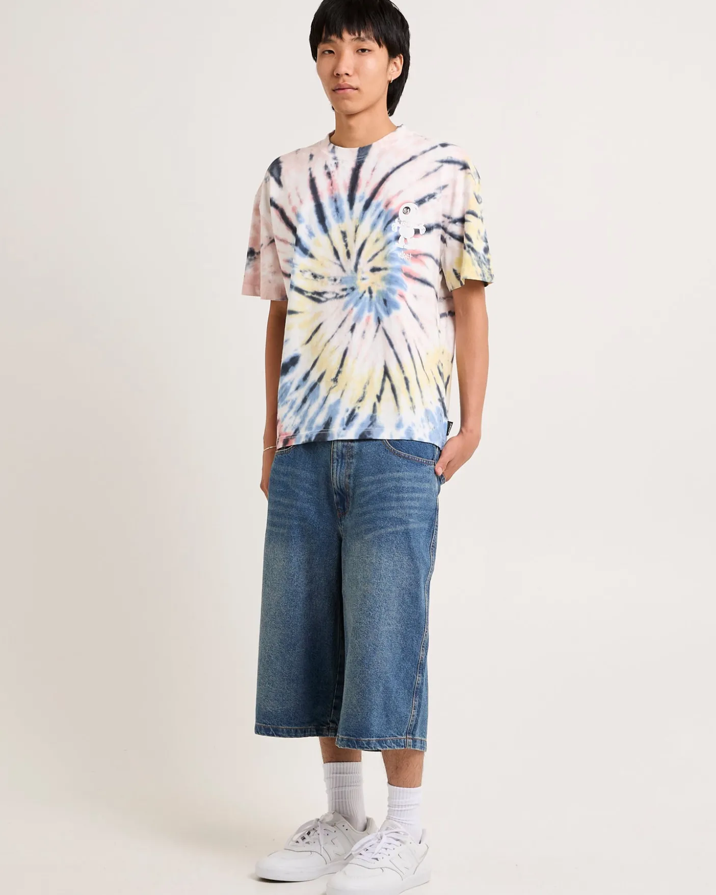 Snooker Tie Dye Cropped T-Shirt