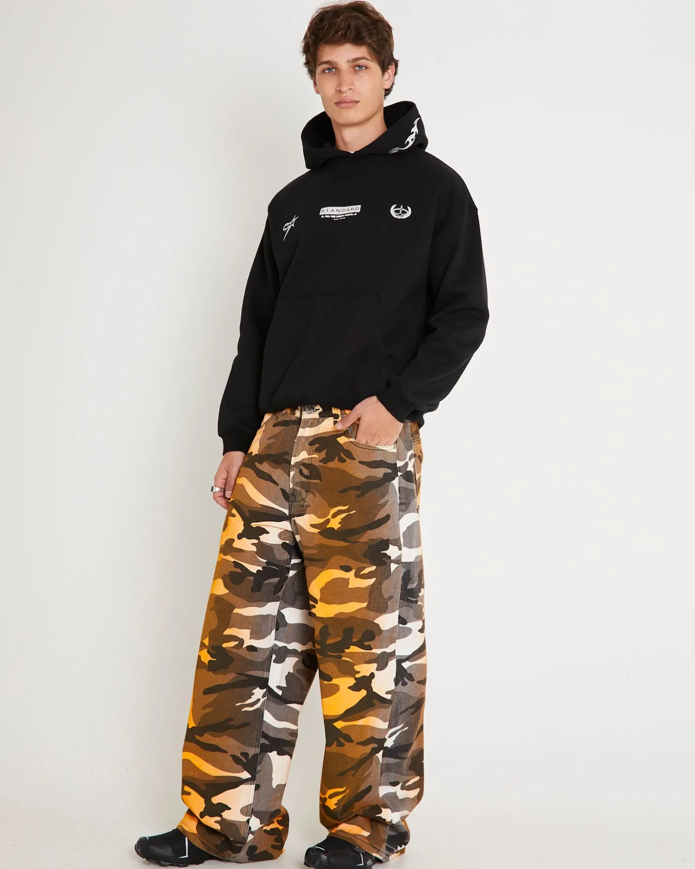 Society Spray Camo Jeans