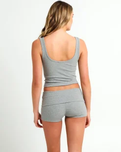 Soft Knit Button Tank