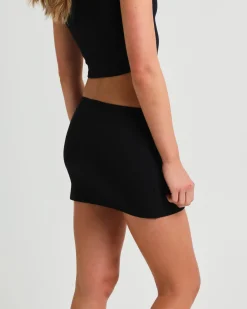 Soft Knit Mini Skirt